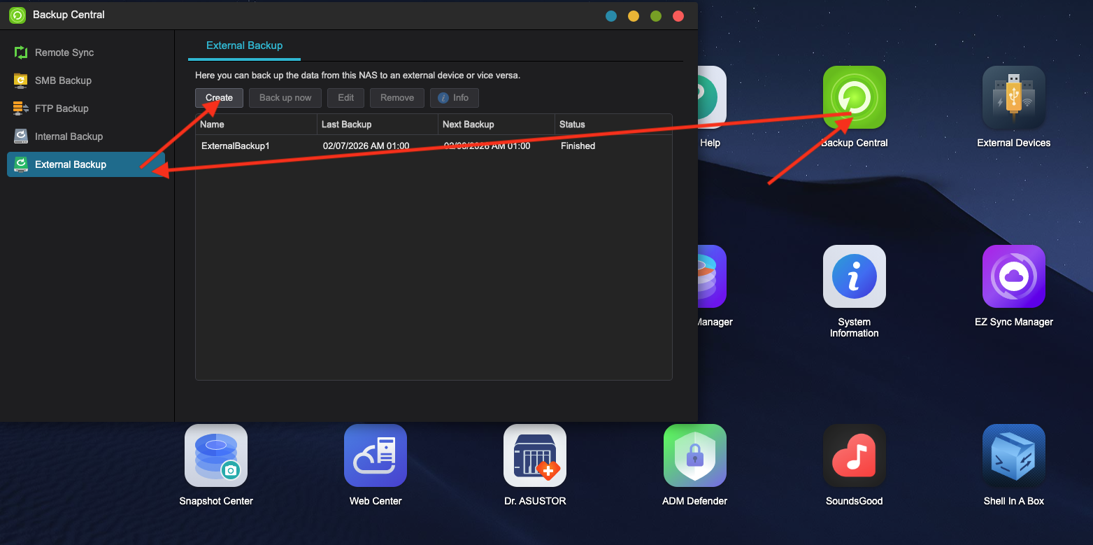 asustor-create-external-backup