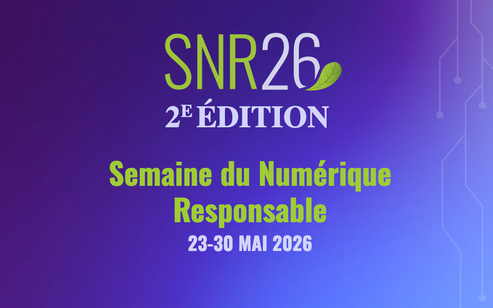 Semaine du numérique responsable du 23 au 30 mai 2026 - Portée par Insertech
